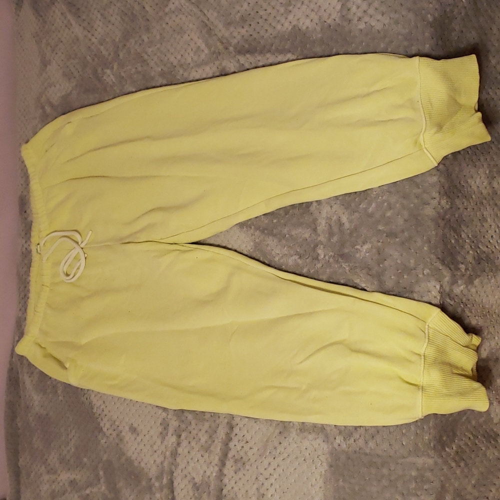 Lime green sweatpants (women's)